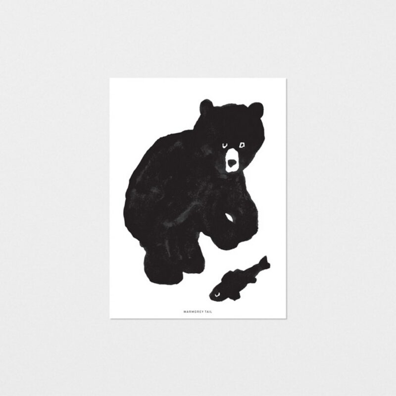 Postkarte - Black Bear